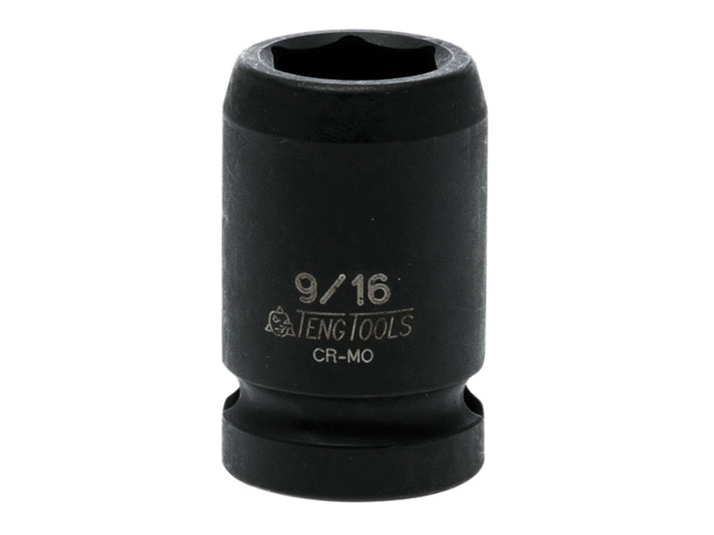 Teng 9/16in Impact Socket Hexagon 6-Point 1/2in Drive TEN920118N