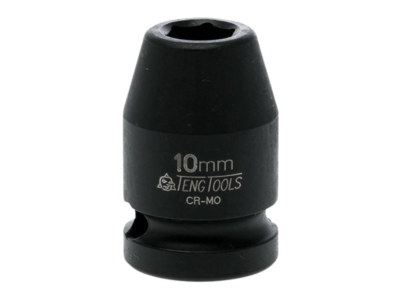 Teng 10mm Impact Socket Hexagon 6 Point 1/2in Drive TEN920510N