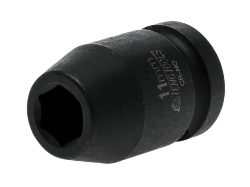 Teng 11mm Impact Socket Hexagon 6 Point 1/2in Drive TEN920511N