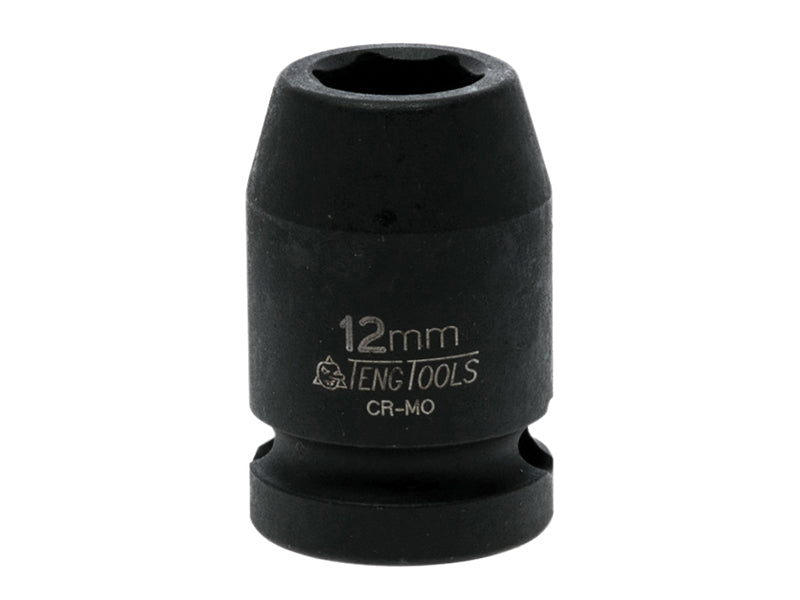 Teng 12mm Impact Socket Hexagon 6 Point 1/2in Drive TEN920512N