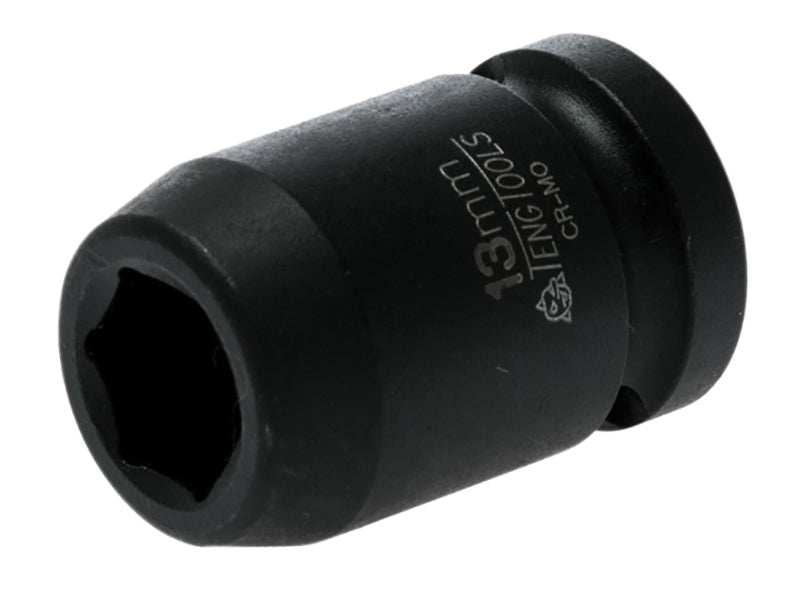 Teng 13mm Impact Socket Hexagon 6-Point 1/2in Drive TEN920513N