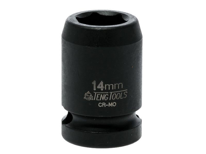 Teng 14mm Impact Socket Hexagon 6 Point 1/2in Drive TEN920514N