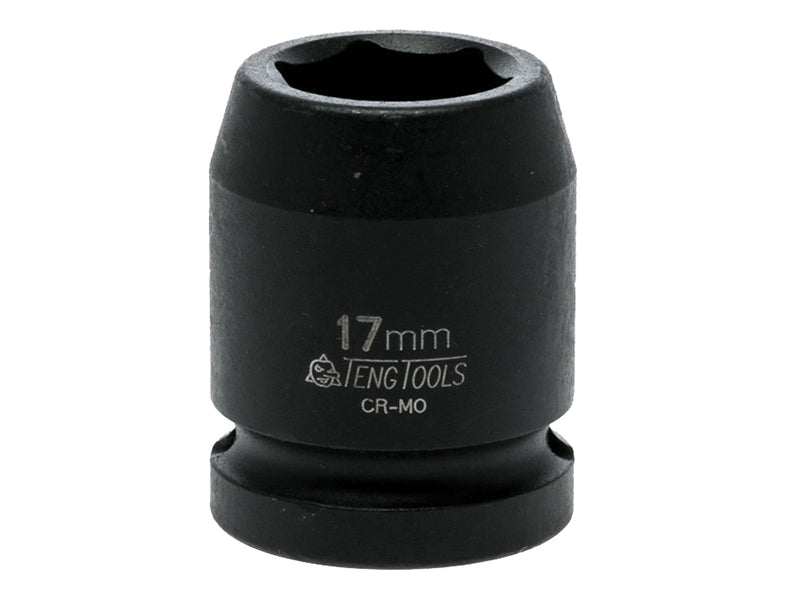Teng 17mm Impact Socket Hexagon 6 Point 1/2in Drive TEN920517N