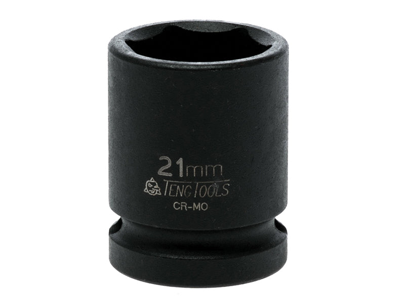 Teng 21mm Impact Socket Hexagon 6-Point 1/2in Drive TEN920521N