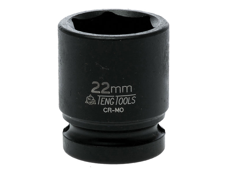 Teng 22mm Impact Socket Hexagon 6-Point 1/2in Drive TEN920522N