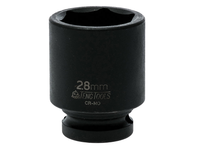 Teng 28mm Impact Socket Hexagon 6 Point 1/2in Drive TEN920528N