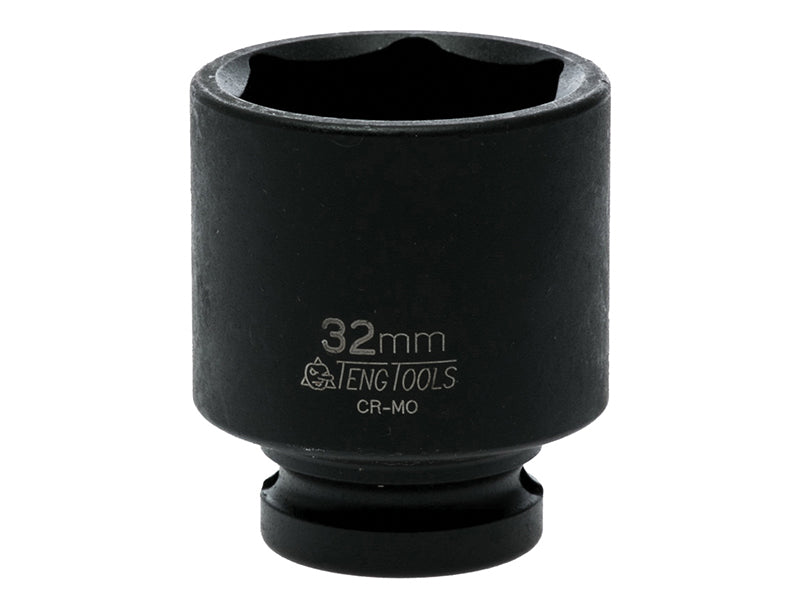 Teng 32mm Impact Socket Hexagon 6 Point 1/2in Drive TEN920532N
