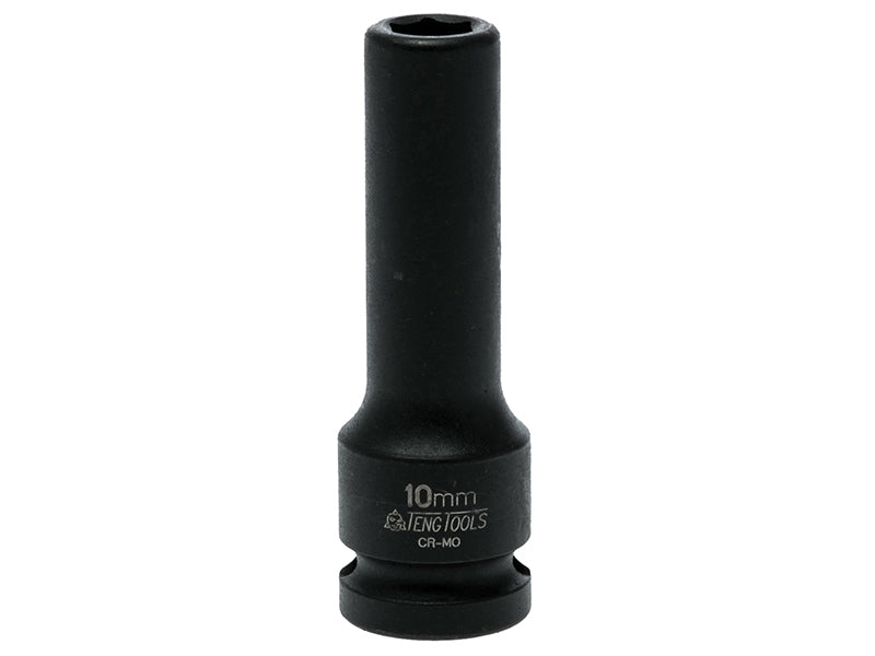 Teng 10mm Deep Impact Socket Hexagon 6 Point 1/2in Drive TEN920610N