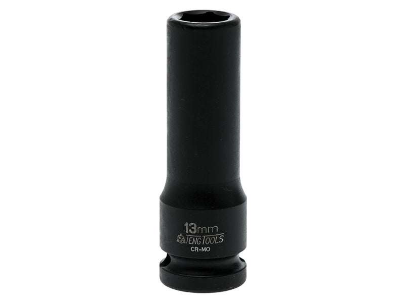 Teng 13mm Deep Impact Socket Hexagon 6 Point 1/2in Drive TEN920613N