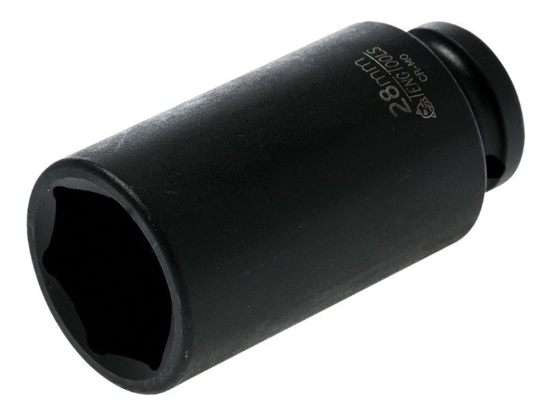 Teng Deep Impact Socket Hexagon 6-Point 1/2in Drive 28mm TEN920628N