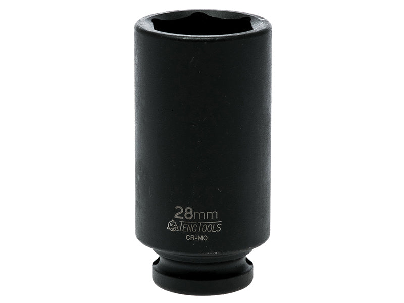Teng Deep Impact Socket Hexagon 6-Point 1/2in Drive 28mm TEN920628N