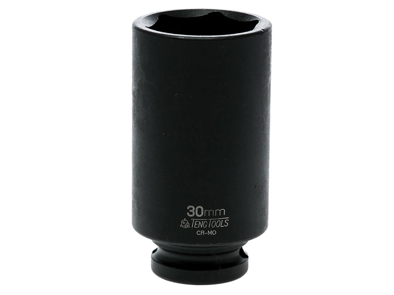 Teng 30mm Deep Impact Socket Hexagon 6 Point 1/2in Drive TEN920630N