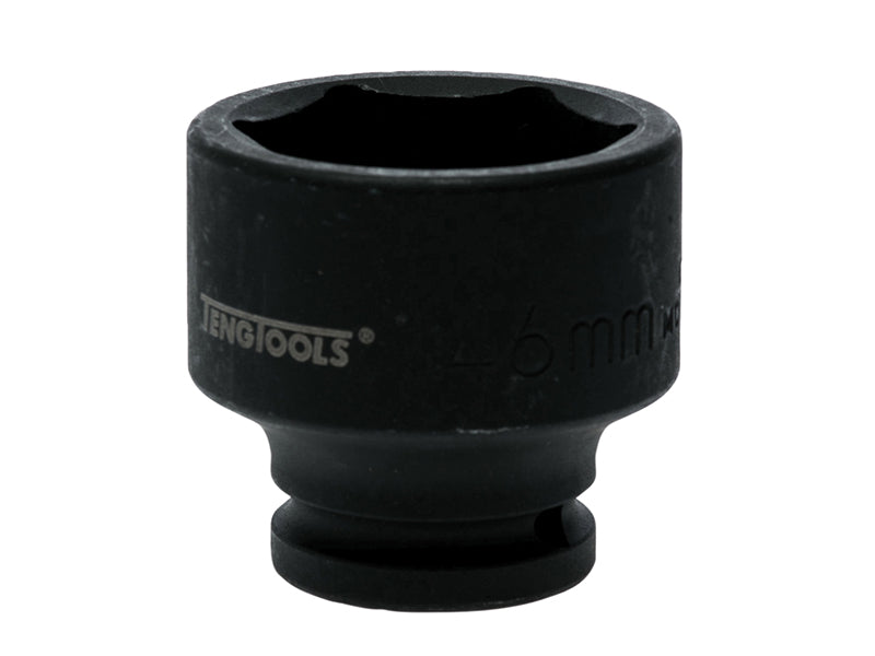 Teng 3/4in Drive 46mm Metric Impact Socket Standard Length Hexagon TEN940546