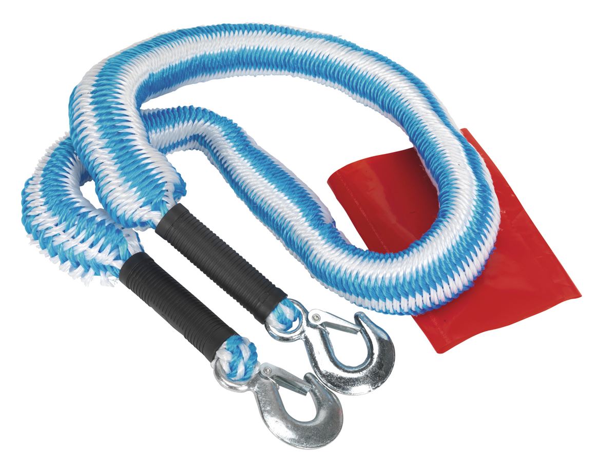 Sealey Tow Rope 2000kg Rolling Load Capacity TH2502