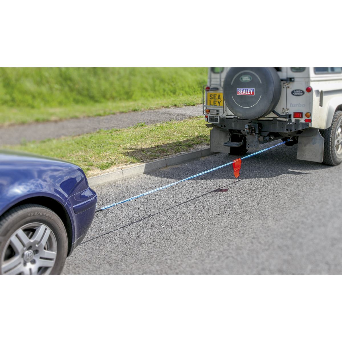 Sealey Tow Rope 2000kg Rolling Load Capacity TH2502