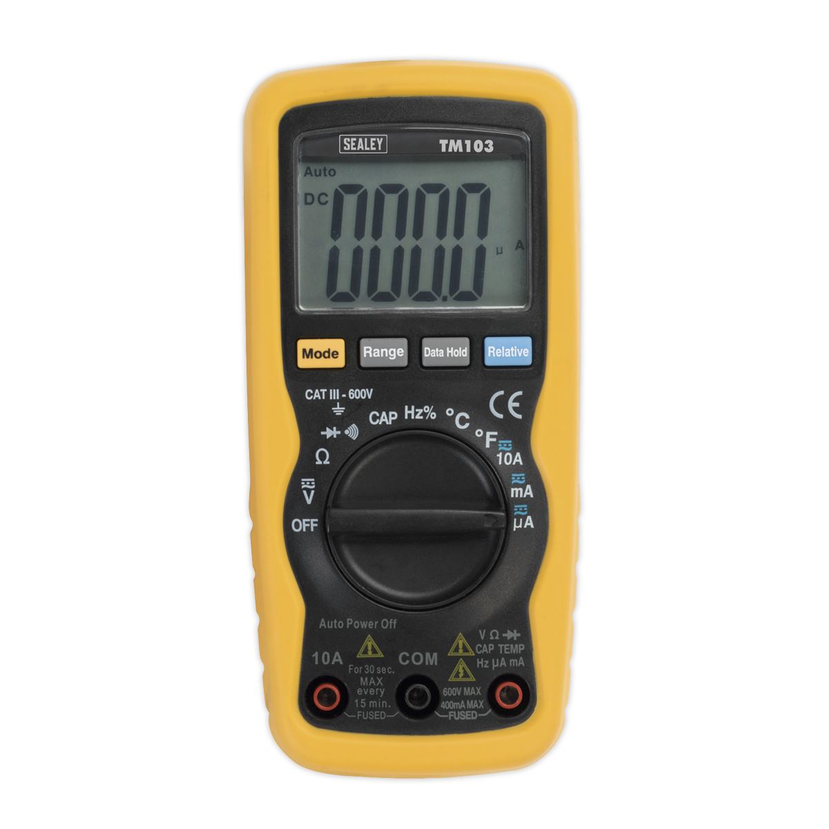 Sealey Professional Auto-Ranging Digital Multimeter - 11-Function TM103