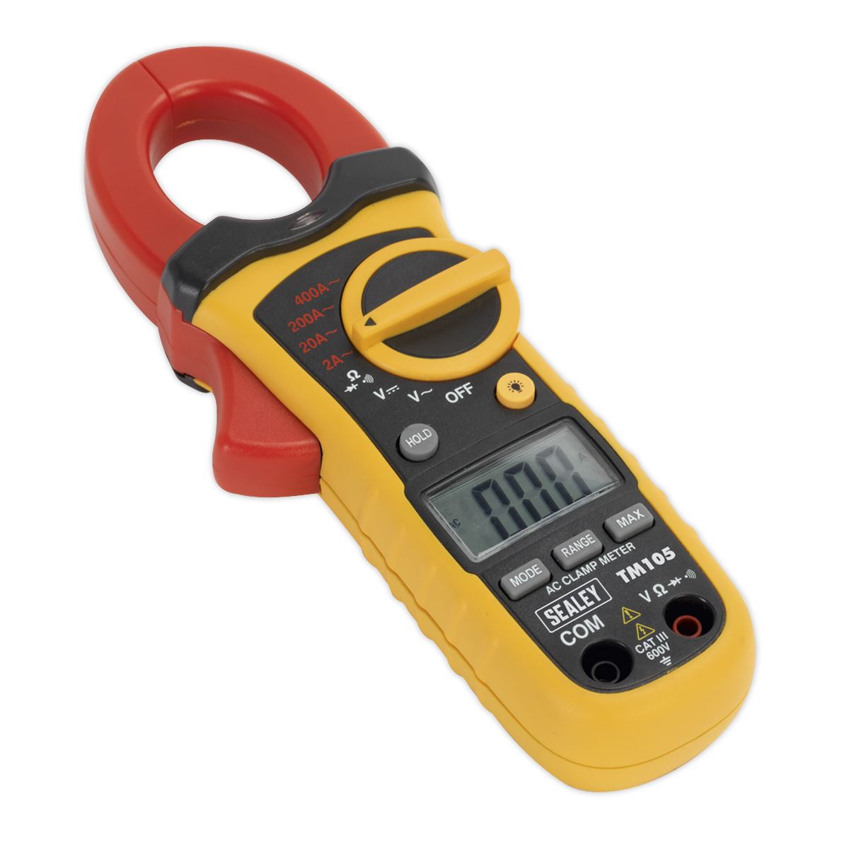 Sealey Professional Auto-Ranging Digital Clamp Meter NCVD - 6-Function TM105