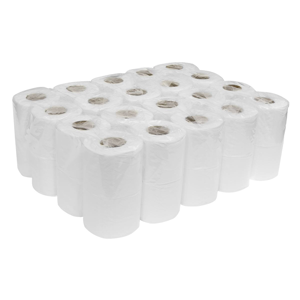 Sealey Plain White Toilet Roll - Pack of 4 x 10 (40 Rolls) TOL40