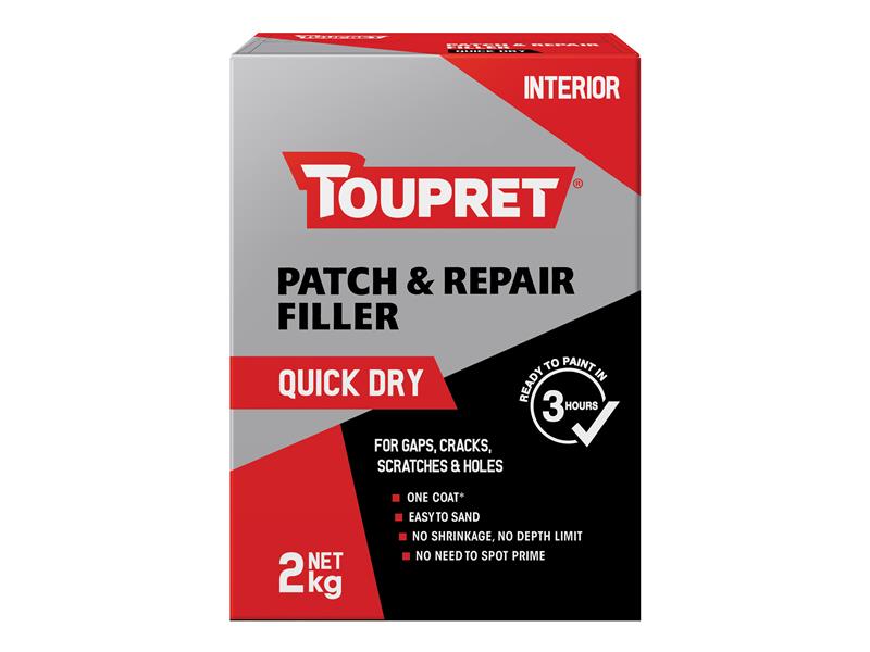 Toupret Quick Dry Patch & Repair 2kg TOUFGREB02GB