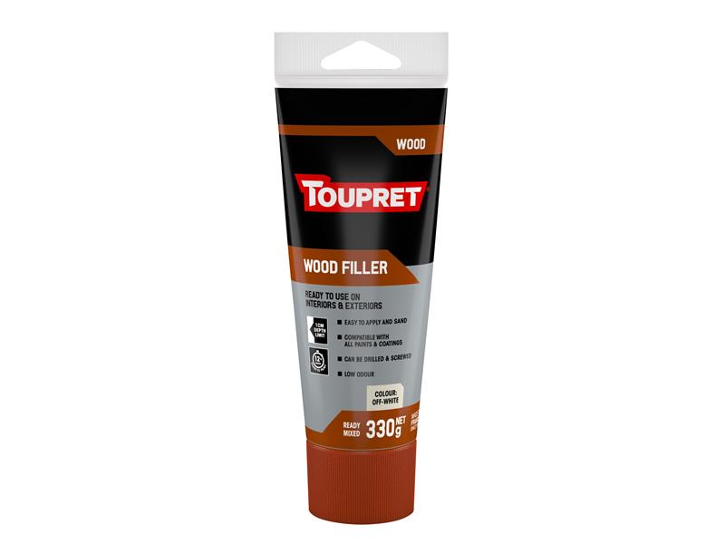 Toupret Wood Filler Off-White 330g Ready To Use Paint And Stain TOUTTRPOWTUB
