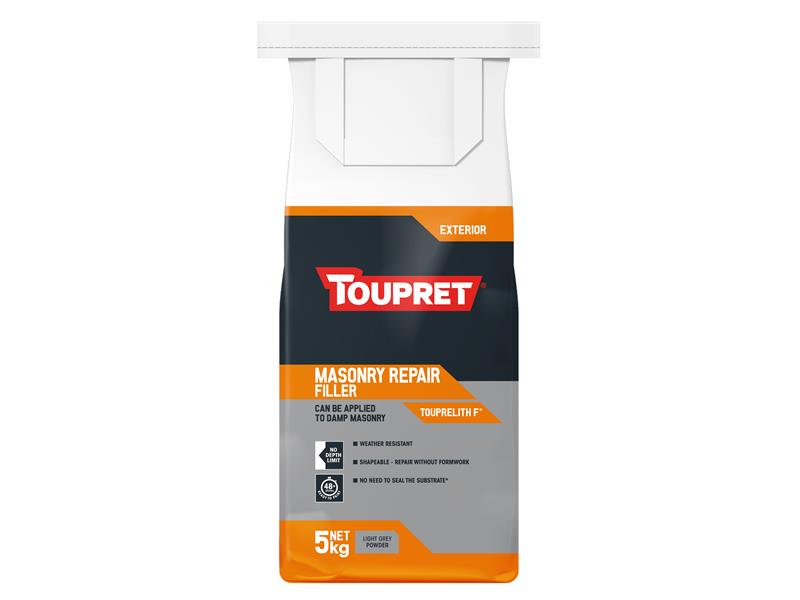 Toupret Exterior Masonry Repair Filler 5kg TOUTTTHR05
