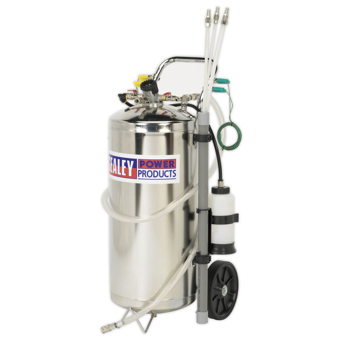 Sealey Air Operated Fuel Drainer 40L Stainless Steel TP200S