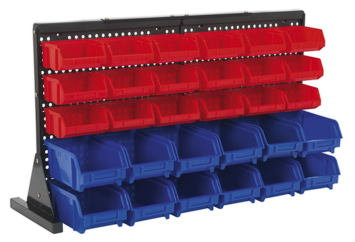 Sealey Bin Storage System Bench Mounting 30 Bins TPS1218