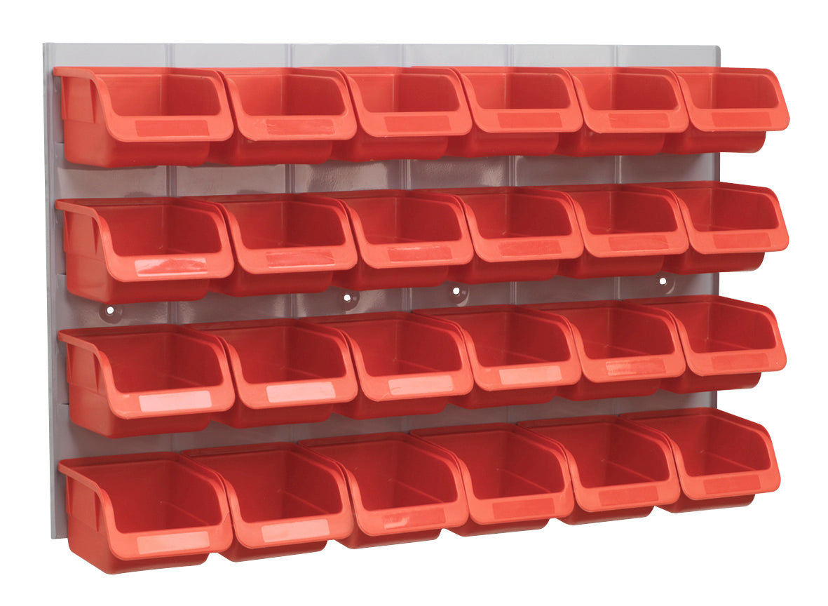 Sealey Bin & Panel Combination 24 Bins - Red TPS130
