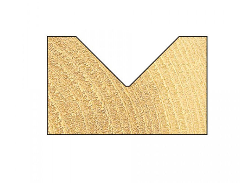 Trend 11/3 x 1/2 TCT V-Groove Cutter 45° 9.2 x 19.1mm TRE11312TC