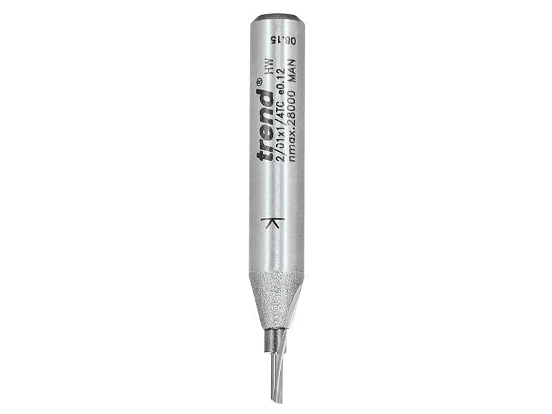 Trend 2/01 x 1/4 TCT Single Flute Cutter 1.5 x 6.0mm TRE20114TC