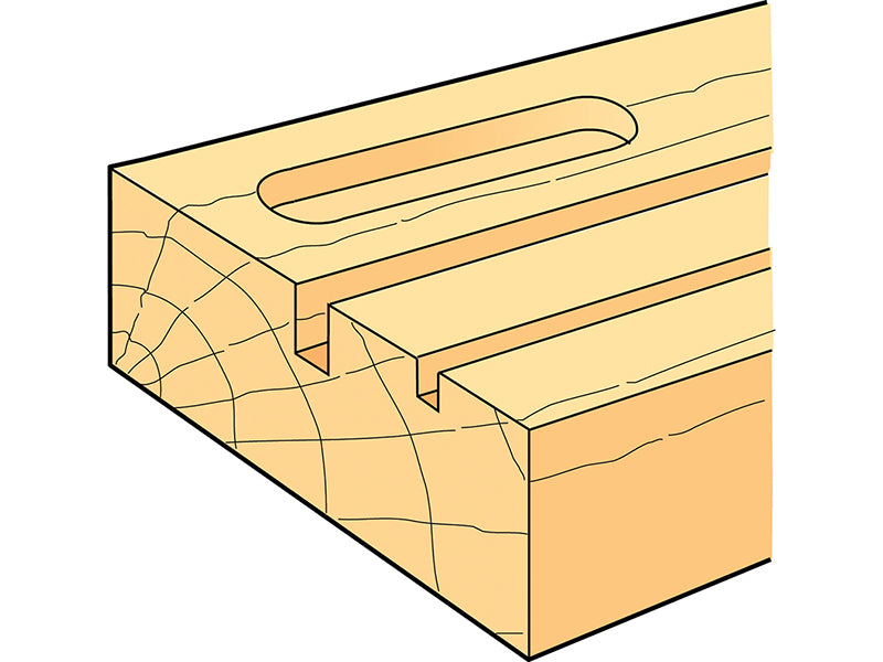 Trend 2/01 x 1/4 TCT Single Flute Cutter 1.5 x 6.0mm TRE20114TC