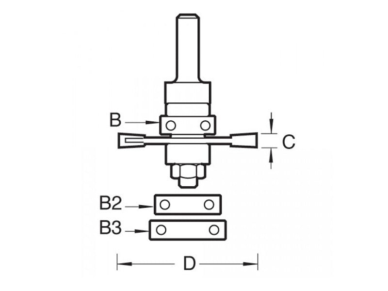 Trend 342 x 1/2 TCT Bearing Guided Biscuit Jointer 4.0 x 40mm TRE34212TC