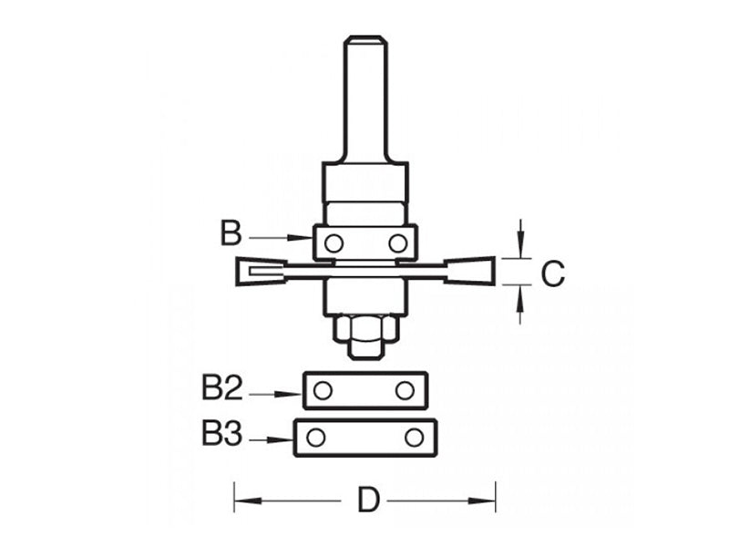 Trend 342 x 1/4 TCT Bearing Guided Biscuit Jointer 4.0 x 40mm TRE34214TC
