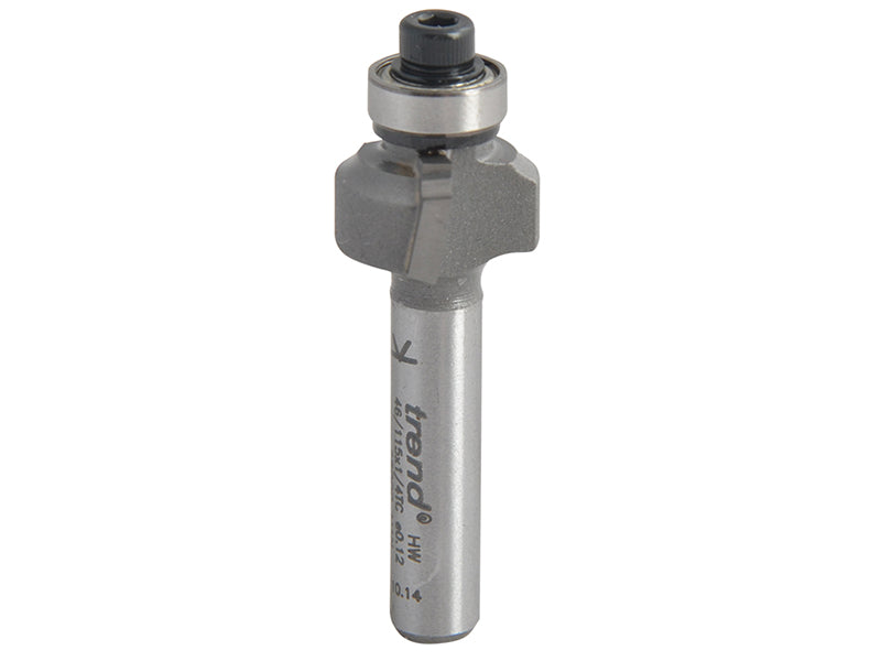 Trend 46/115 x 1/4 TCT Bearing Guided Ovolo & Round Over 1.6mm Radius TRE4611514TC
