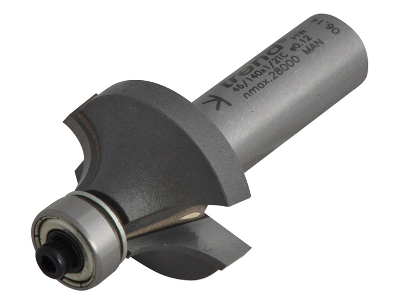 Trend 46/140 x 1/2 TCT Bearing Guided Ovolo & Round Over 9.5mm Radius TRE4614012TC
