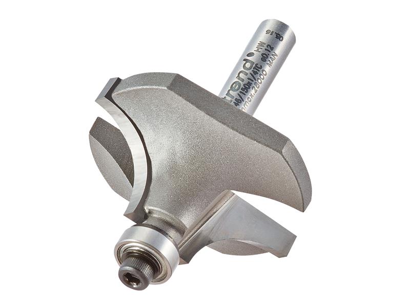 Trend 46/150 x 1/4 TCT Bearing Guided Ovolo & Round Over 12.7mm Radius TRE4615014TC