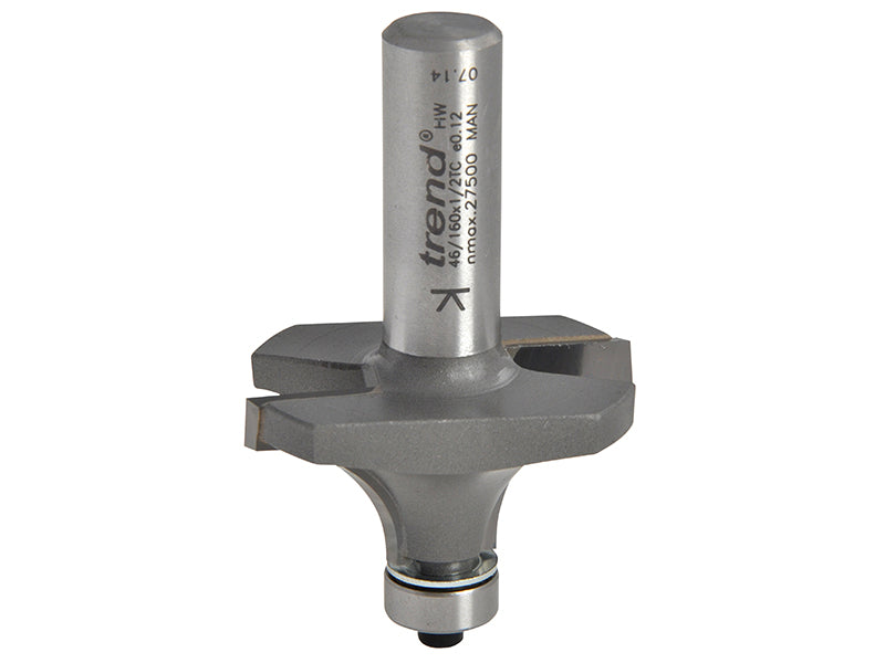 Trend 46/160 x 1/2 TCT Bearing Guided Ovolo & Round Over 16mm Radius TRE4616012TC