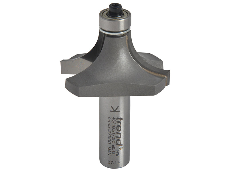 Trend 46/160 x 1/2 TCT Bearing Guided Ovolo & Round Over 16mm Radius TRE4616012TC
