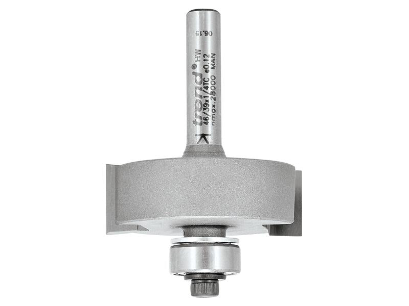 Trend 46/39 x 1/4 TCT Bearing Guided Rebate Set 35 x 12.7mm TRE463914TC