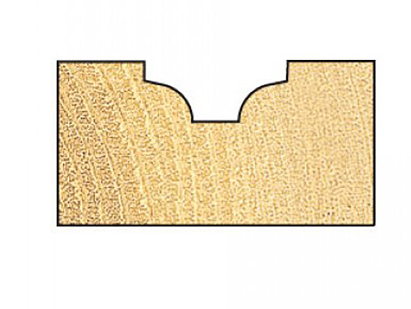 Trend 7/01 x 1/4 TCT Ovolo & Round Over 2.5mm Radius TRE70114TC