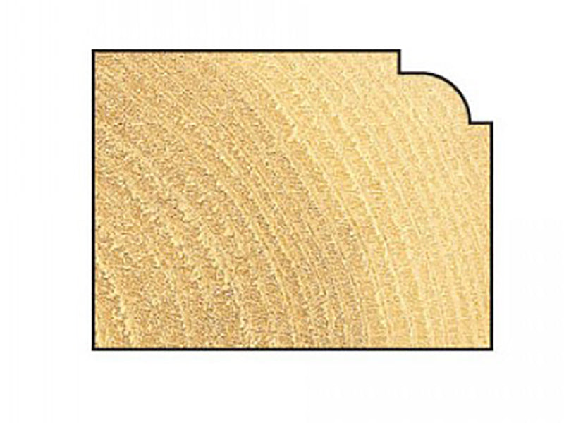 Trend 7/01 x 1/4 TCT Ovolo & Round Over 2.5mm Radius TRE70114TC