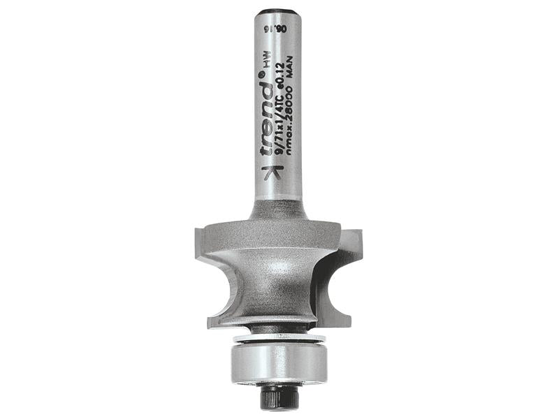 Trend 9/71 x 1/4 TCT Bearing Guided Corner Bead Cutter 3.2 Radius TRE97114TC