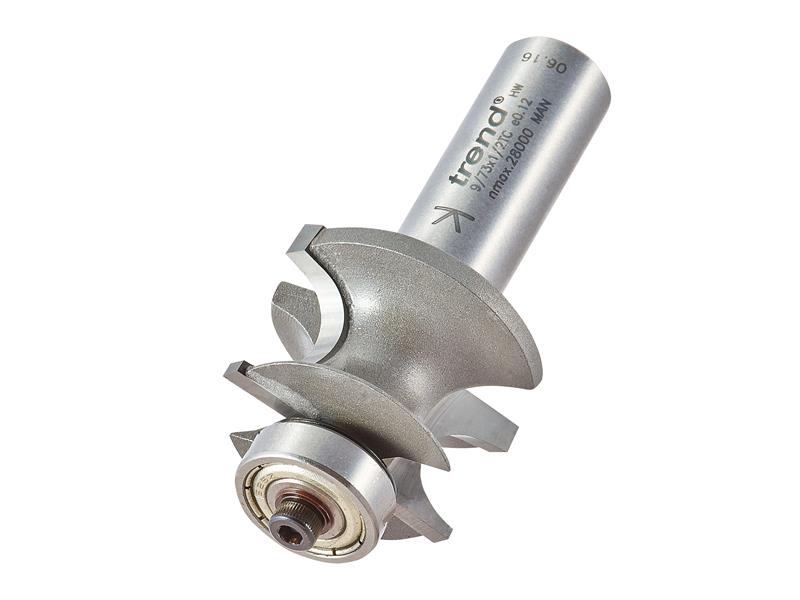 Trend 9/73 x 1/2 TCT Bearing Guided Corner Bead Cutter 7.0 Radius TRE97312TC
