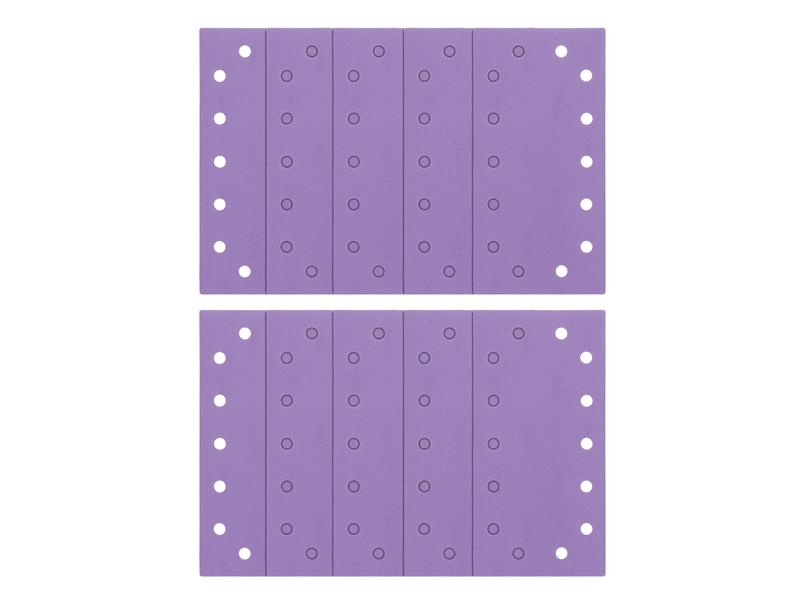 Trend Aluminium Oxide 1/2 Sanding Sheets 115 x 230mm 180G (Pack 10) TREABHLF180A