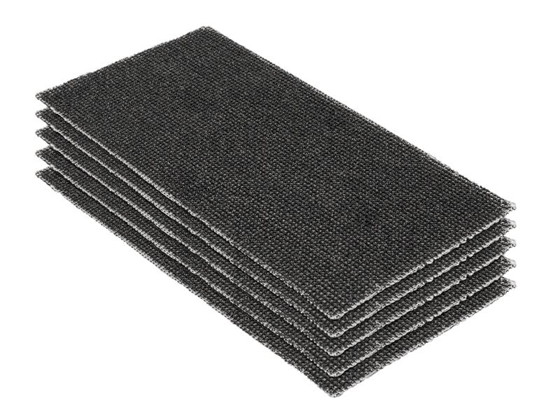 Trend Mesh 1/2 Sanding Sheets 115 x 230mm 240G (Pack 5) TREABHLF240M