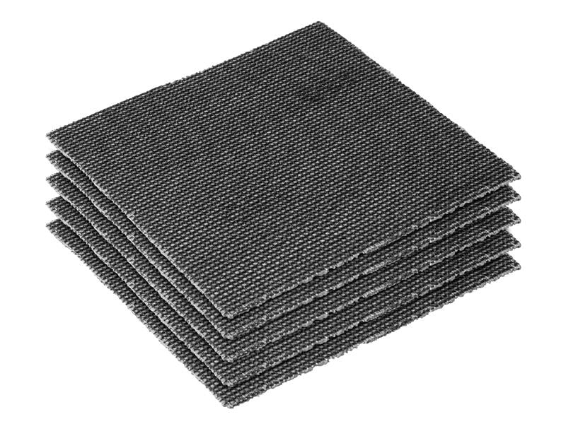 Trend Mesh Sanding Sheets 115 x 115mm 150G (Pack 5) TREABQTR150M