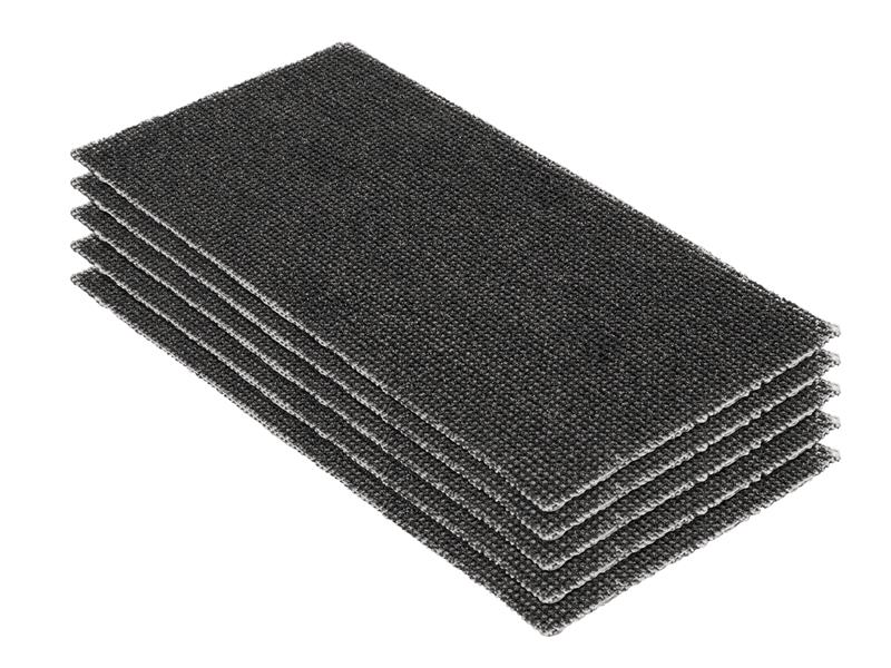 Trend Mesh 1/3 Sanding Sheets 93 x 190mm 80G (Pack 5) TREABTHD80M