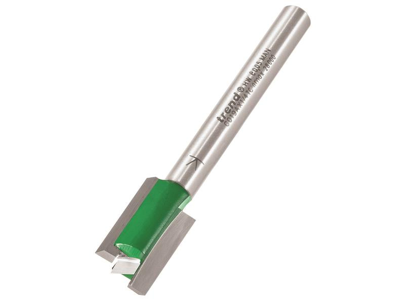 Trend C019A x 1/4 TCT Two Flute Cutter 12.0 x 19.0mm TREC019A14TC