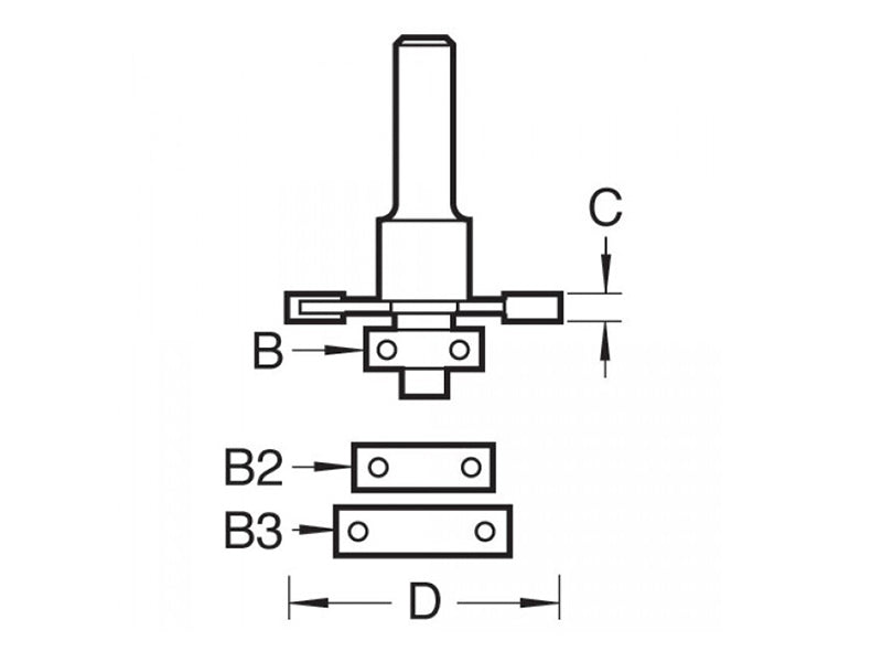 Trend C152 x 1/4 TCT Bearing Guided Biscuit Jointer 4.0 x 37.2mm TREC15214TC