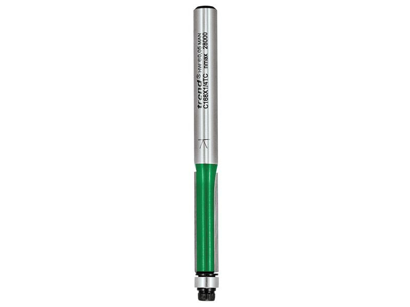 Trend C168 x 1/4TC Guided Trimmer 6.35 x 25.4mm TREC16814TC